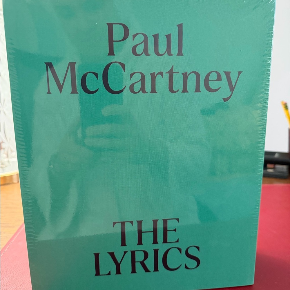 Paul McCartney The Lyrics Hardcover Book - Teal